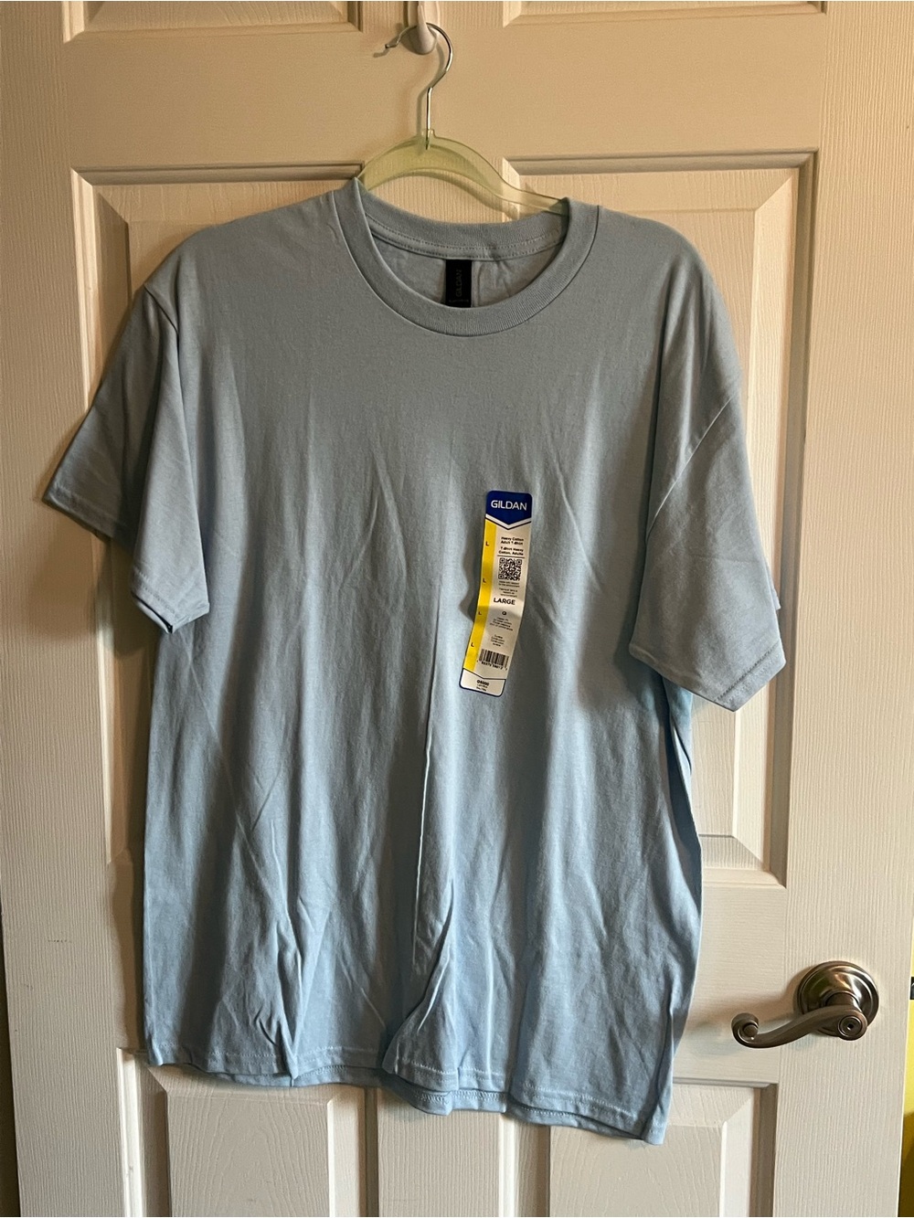 Gildan Crew Neck T-Shirt in Light Blue